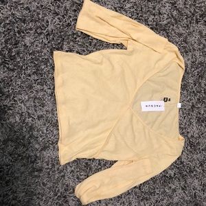 PacSun Crossover Shirt Yellow